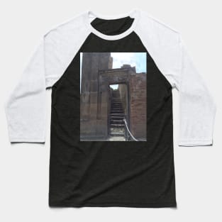 Pompeii Stairway near Mt. Vesuvius, Naples, Italy Baseball T-Shirt